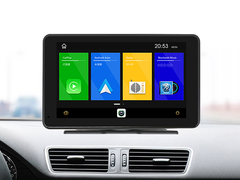 Tragbare Navigation des Autoschlag-Nockens DVR 7inch für Auto und LKW stützen Vorder- und Rückseite die Doppel Kamera