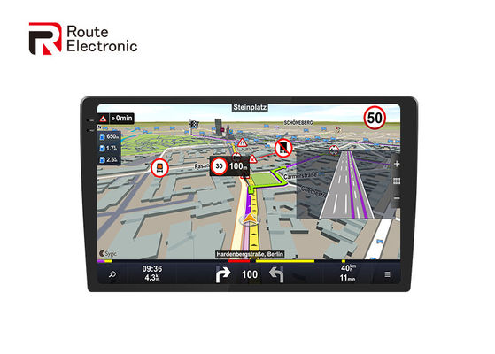 Universelles Autoradio, 9,5 Zoll, universelles Autoradio mit Bildschirmauflösung 2000 x 1200, unterstützt 4G DSP, integrierte 360°-Kamera