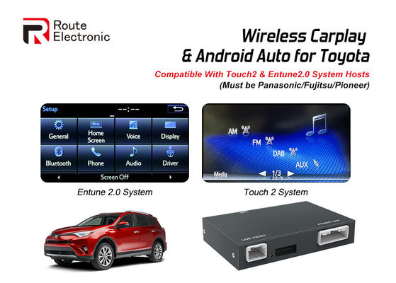 Drahtlose Carplay-Adapterbox für mehrere Sprachen, passend für Toyota Land Cruiser