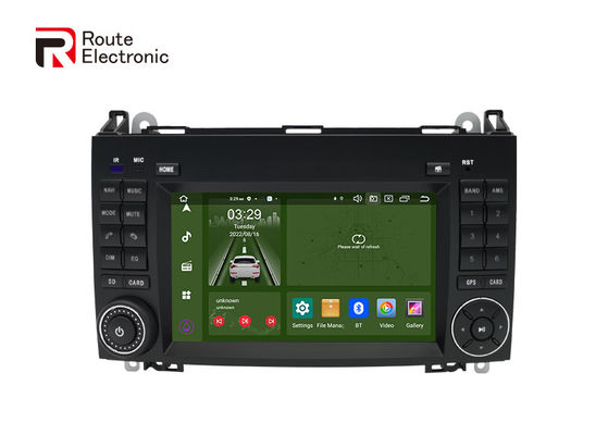 Physische Tasten Doppel-DIN-Autoradio, Android 12-Autoradio für Benz B200