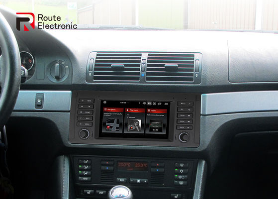 Doppel-Din-Android-Auto-Multimedia-Player, 7 Zoll, mehrsprachig, passend für BMW E39