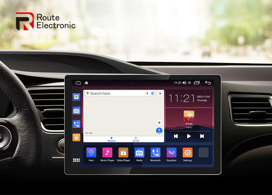 GPS-Universal-Autoradio mit 12,95-Zoll-QLED-Bildschirm und einer Auflösung von 1920 × 1200