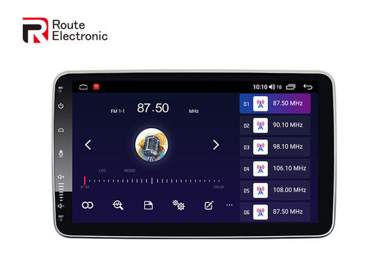 Drehbares Universal-Autoradio, 10,1-Zoll-Doppel-DIN-Radio mit 360-Grad-Panoramakamera