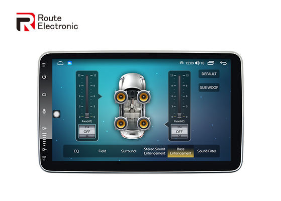 Drehbares Universal-Autoradio, 10,1-Zoll-Doppel-DIN-Radio mit 360-Grad-Panoramakamera