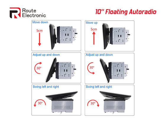 8-Kern-2-DIN-Autoradio, 10,1-Zoll-DSP-Universal-Autoradio, drehbar