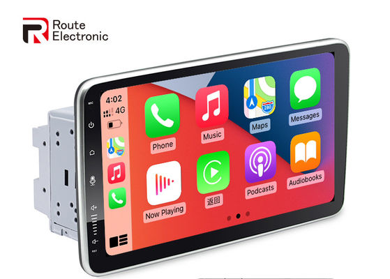 Drehbares Universal-Autoradio 10,1 Zoll 2 Din einstellbar mit kabellosem CarPlay