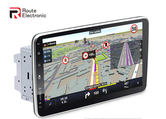 10,1 Zoll-drehbare Auto-Stereolithographie, Selbstmultimedia-Spieler mit Schirm QLED 1280×720