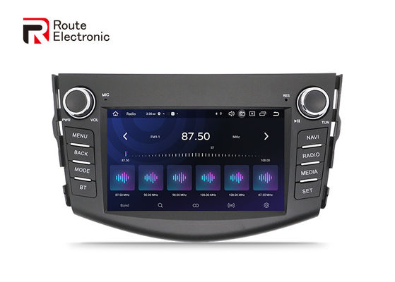 Toyota Rav4 Octa Core Android Auto Audio mit Schaltflächen unterstützt Carplay
