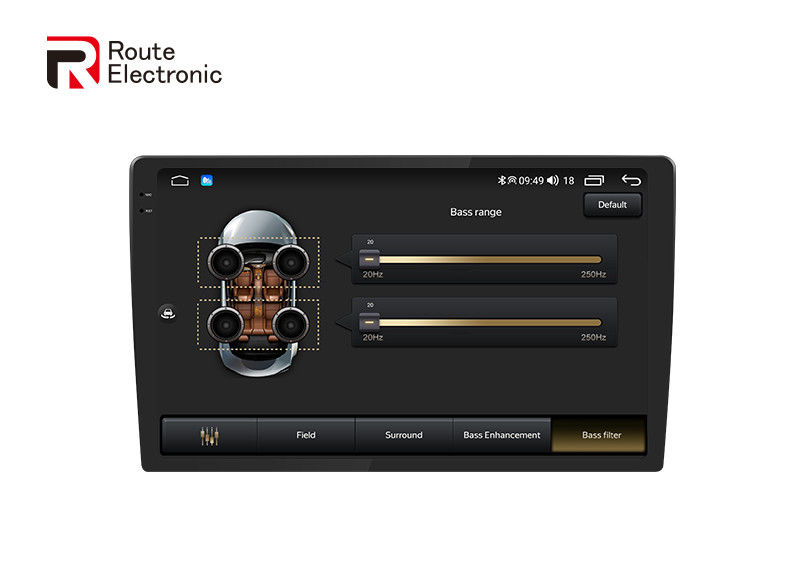 Universal Car Stereo 9,5 Zoll Android 8core 8+128G Autoradio mit Wifi Bluetooth 4G DSP Kabellos Carplay