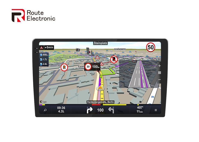 Universelles Autoradio, 9,5 Zoll, universelles Autoradio mit Bildschirmauflösung 2000 x 1200, unterstützt 4G DSP, integrierte 360°-Kamera