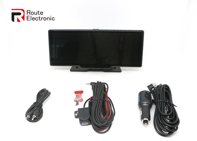 Kapazitiver Touchscreen-Auto-Dashcam-DVR mit 2,5K-Frontkamera und 1080P-Rückfahrkamera