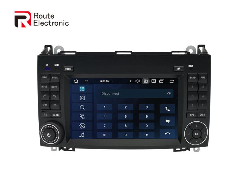 Physische Tasten Doppel-DIN-Autoradio, Android 12-Autoradio für Benz B200