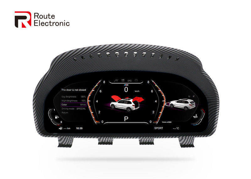 12. 3-Zoll-Auto-Digital-Dash-Cluster, 1 GB RAM, 4 GB ROM, unterstützt mehrere Sprachen