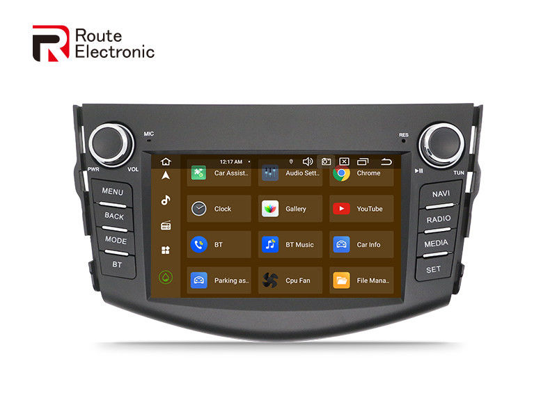 Toyota Rav4 Octa Core Android Auto Audio mit Schaltflächen unterstützt Carplay