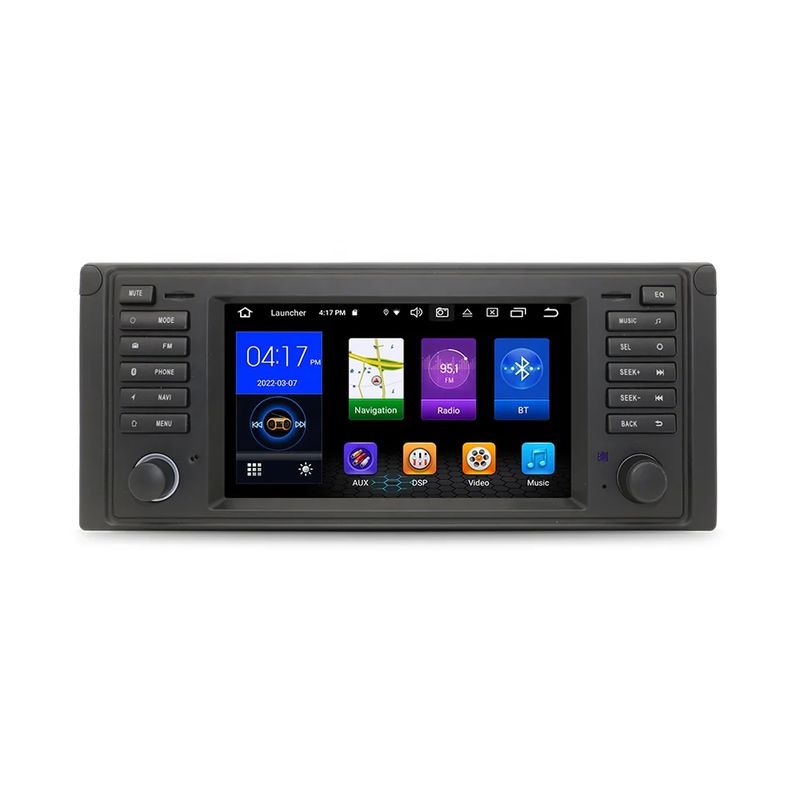RGB-Tasten und eingebaute/externe Mikrofonunterstützung OEM-Autofunk für Dashboard 2din